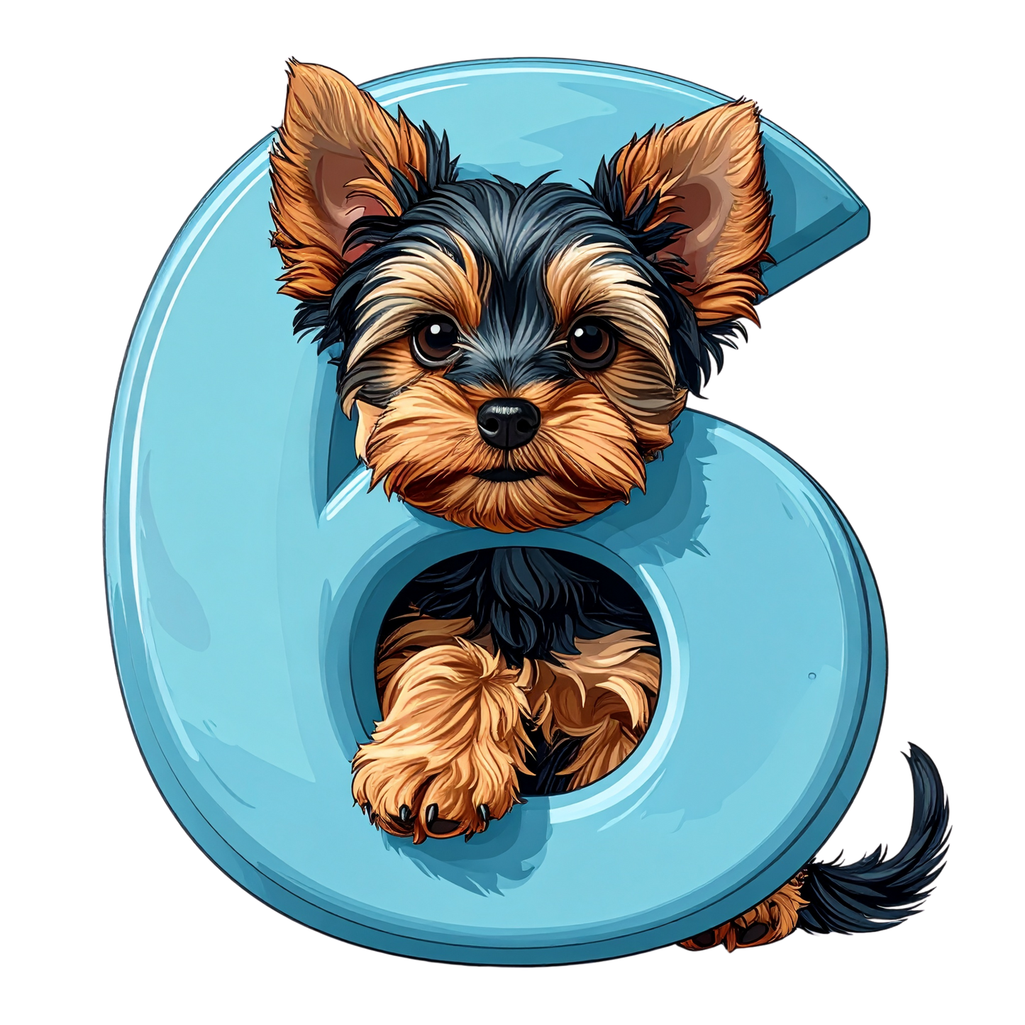 6 Puppy PNG Clip Art