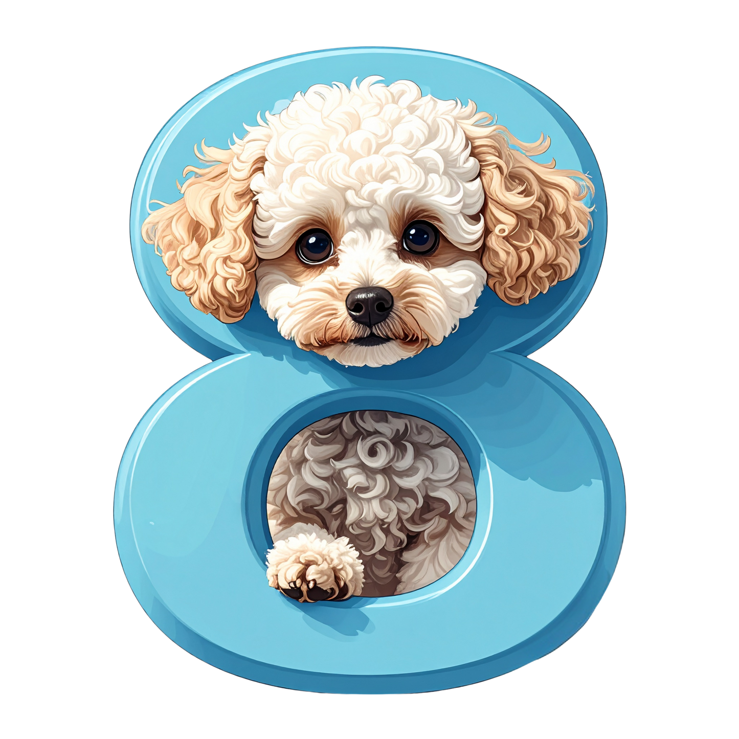 8 Puppy PNG Clip Art