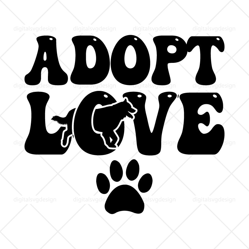 Adopt Love - SVG