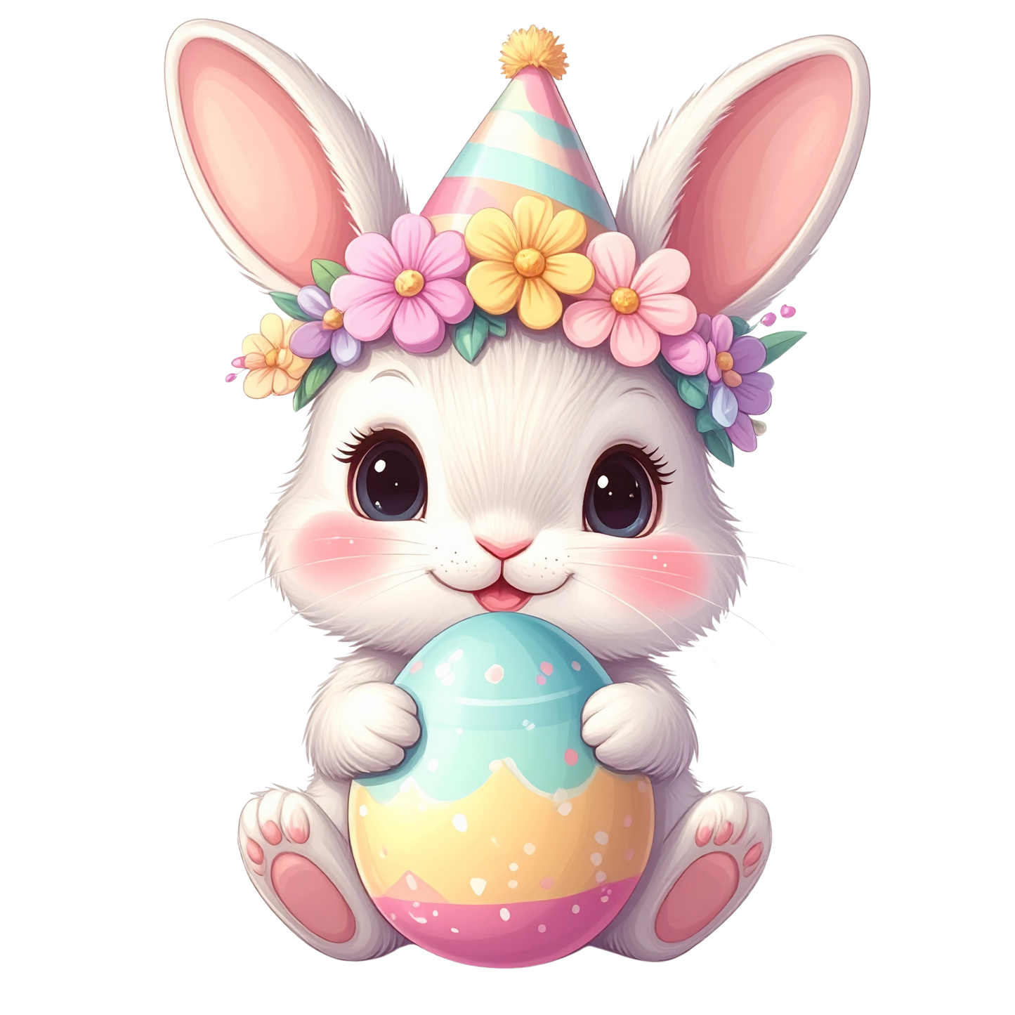 Adorable Baby Animal Party Clipart PNG 1