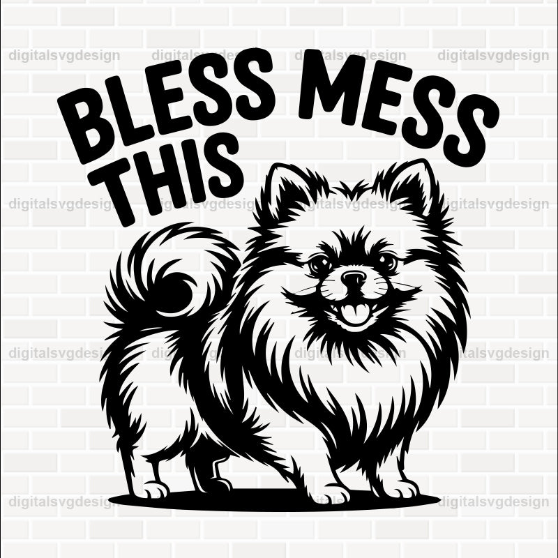 Bless Mess This SVG