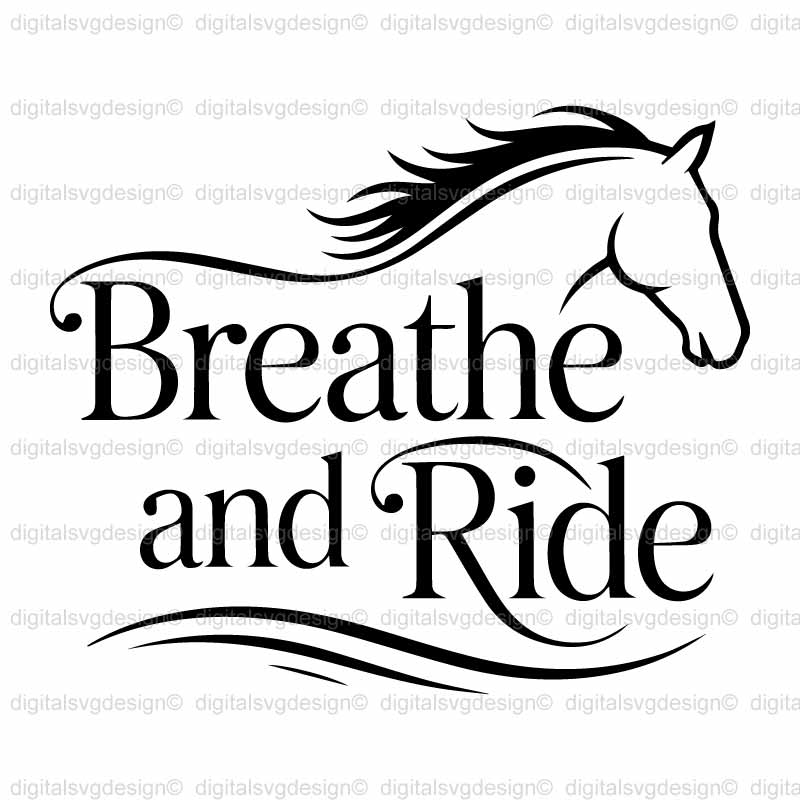Breathe And Ride SVG