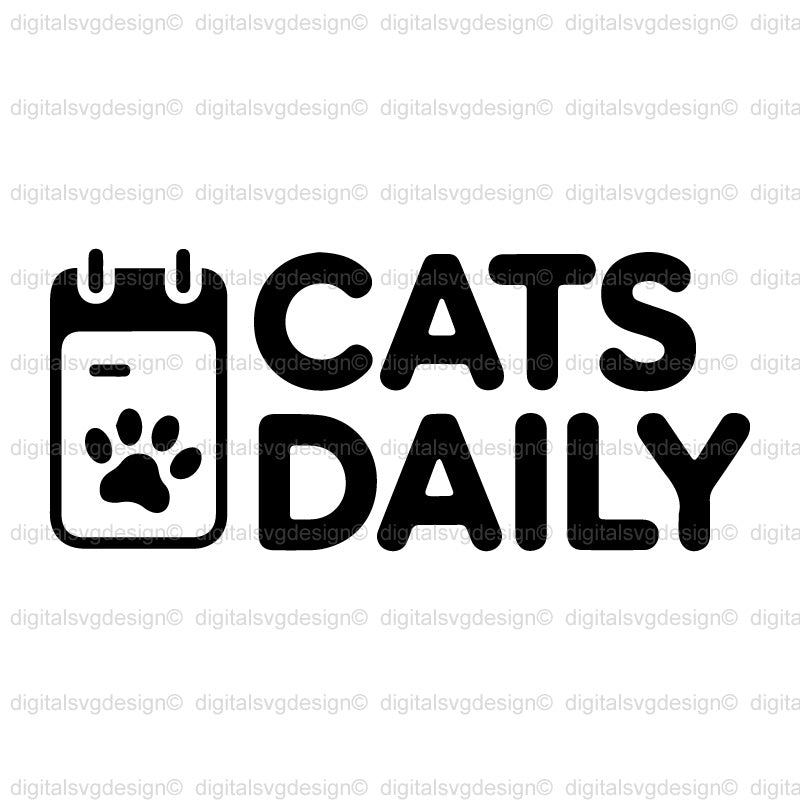 Cats Daily SVG