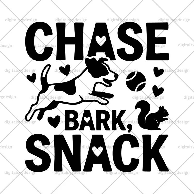 Chase Bark Snack SVG