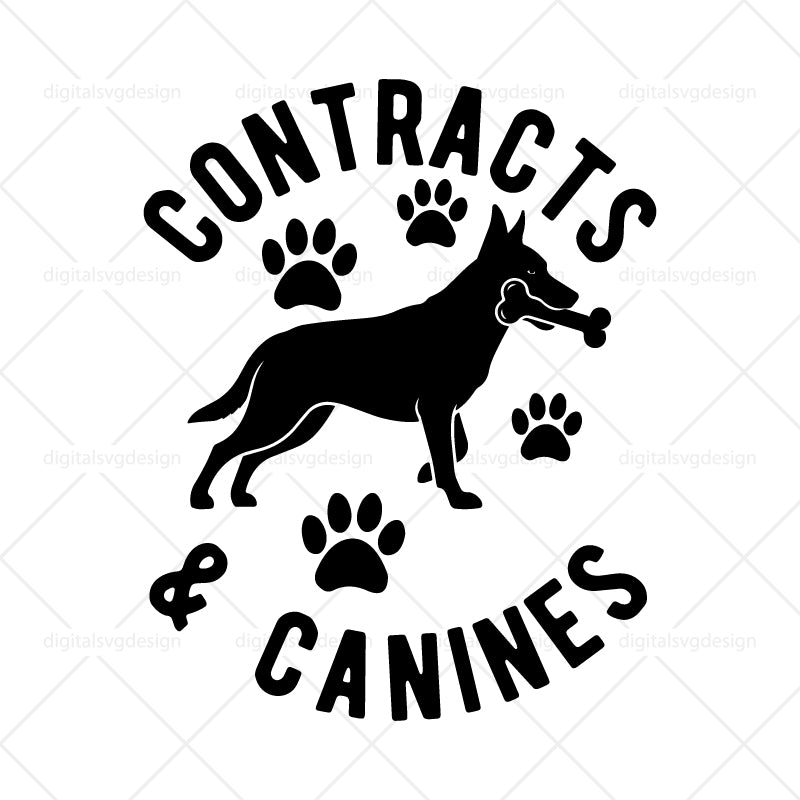 Contracts & Canines SVG