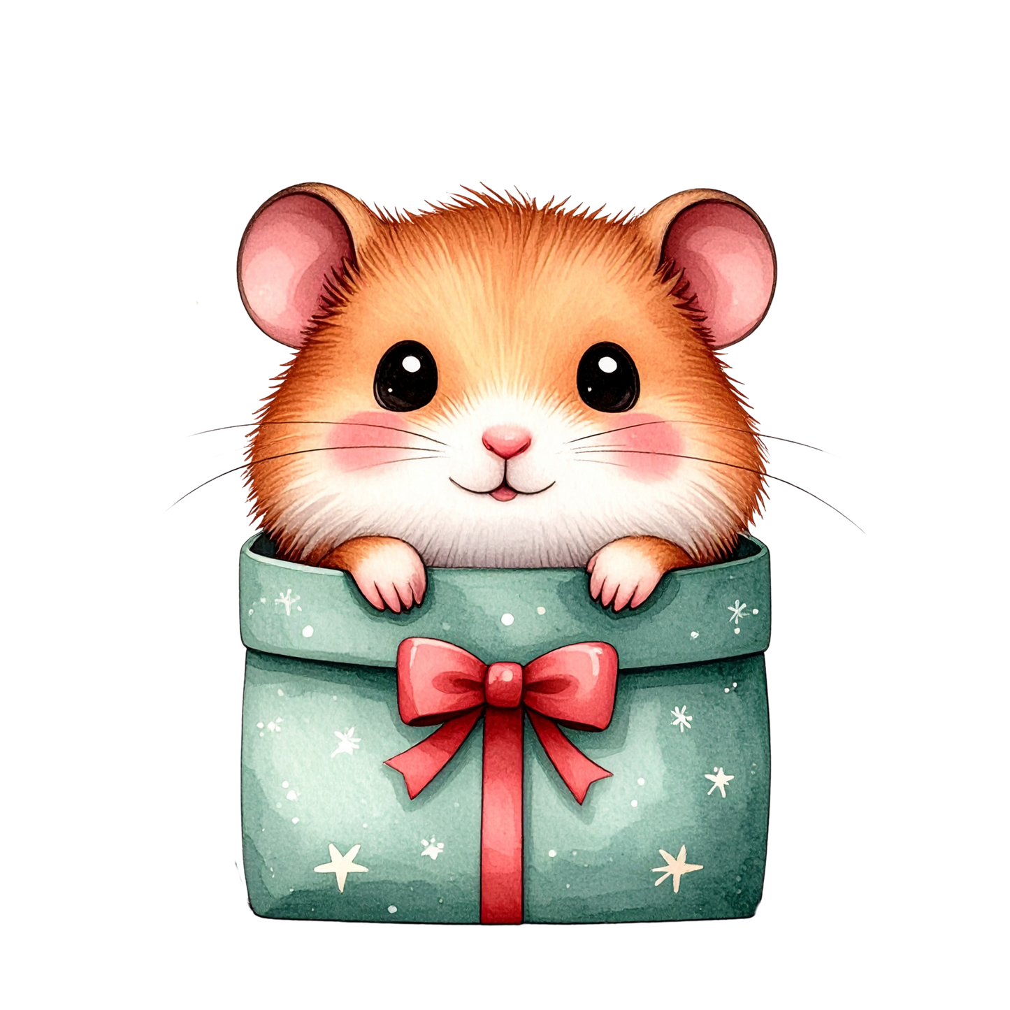 Cute Hamster Birthday Clipart PNG 19