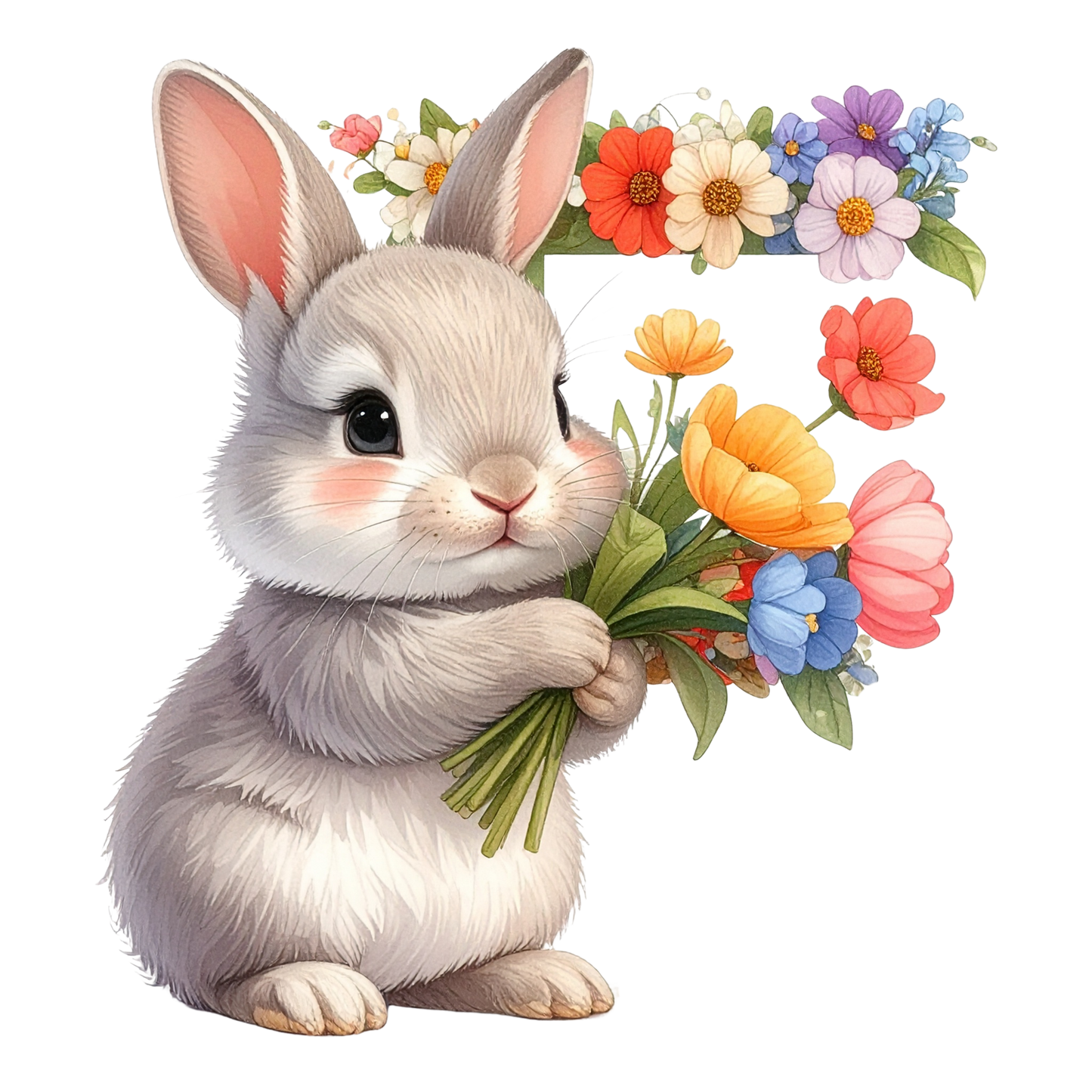 F Easter Bunny PNG Clip Art