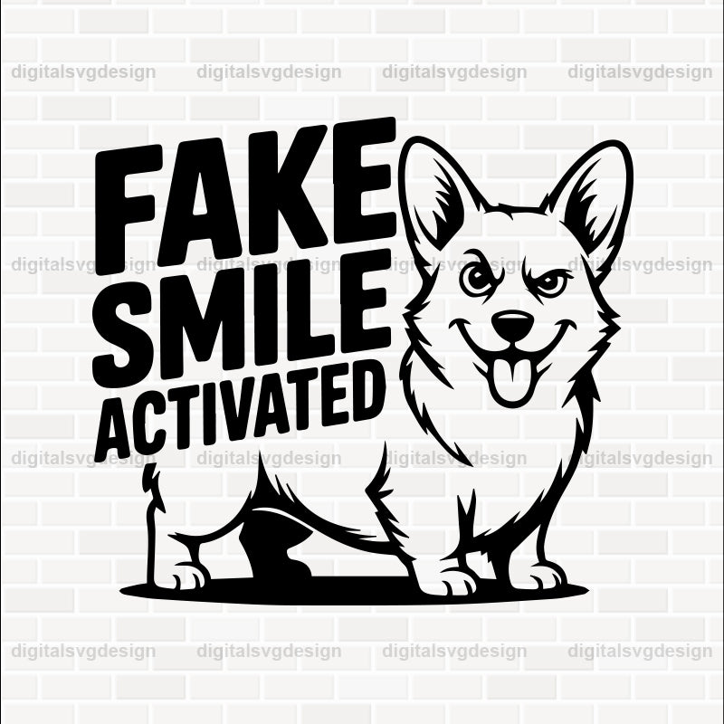 Fake Smile Activated SVG