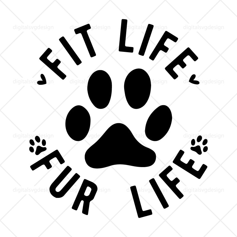 Fit Life Fur Life 2 SVG