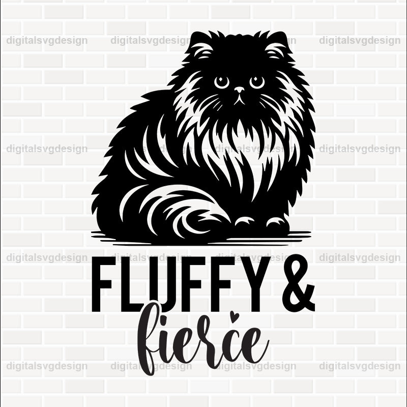 Fluffy & Fierce SVG