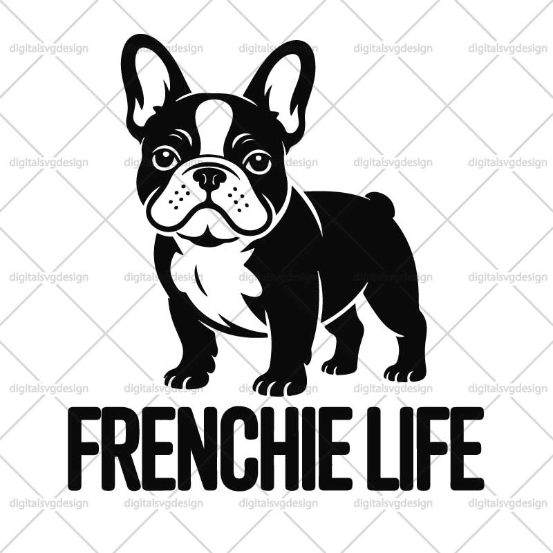 Frenchie Life SVG