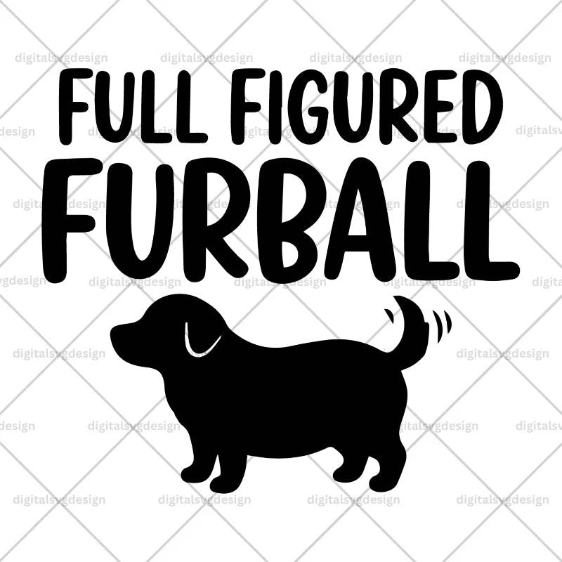 Full Figured Furball SVG