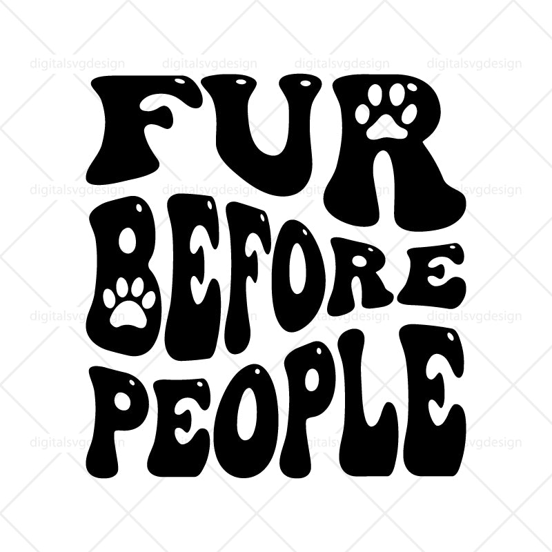 Fur Before People SVG