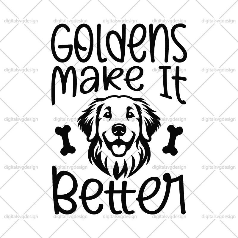 Goldens Make It Better SVG