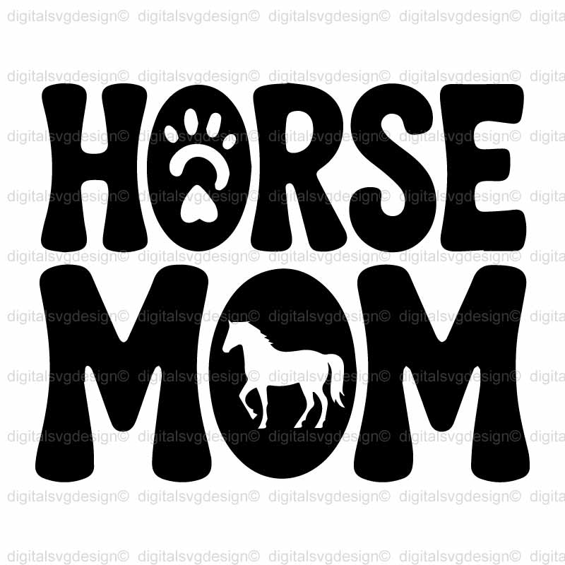 Horse Mom 2 SVG