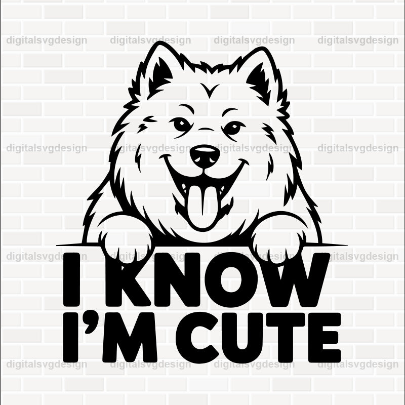 I Know I'M Cute SVG