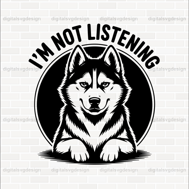 I'M Not Listening SVG