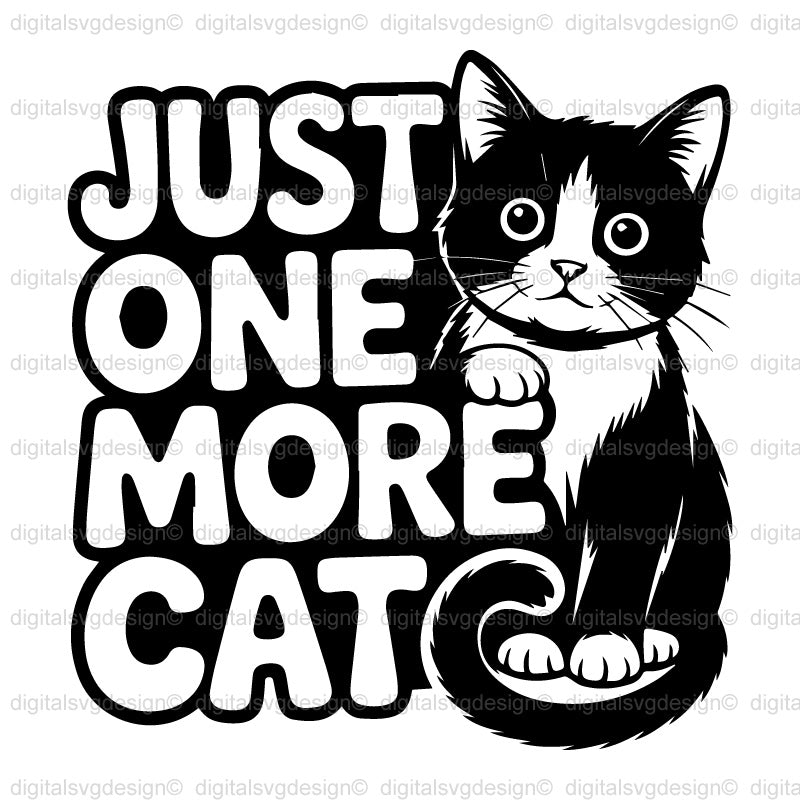 Just One More Cat 2 SVG