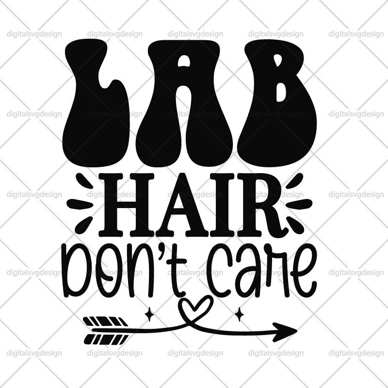 Lab Hair Dont Care SVG