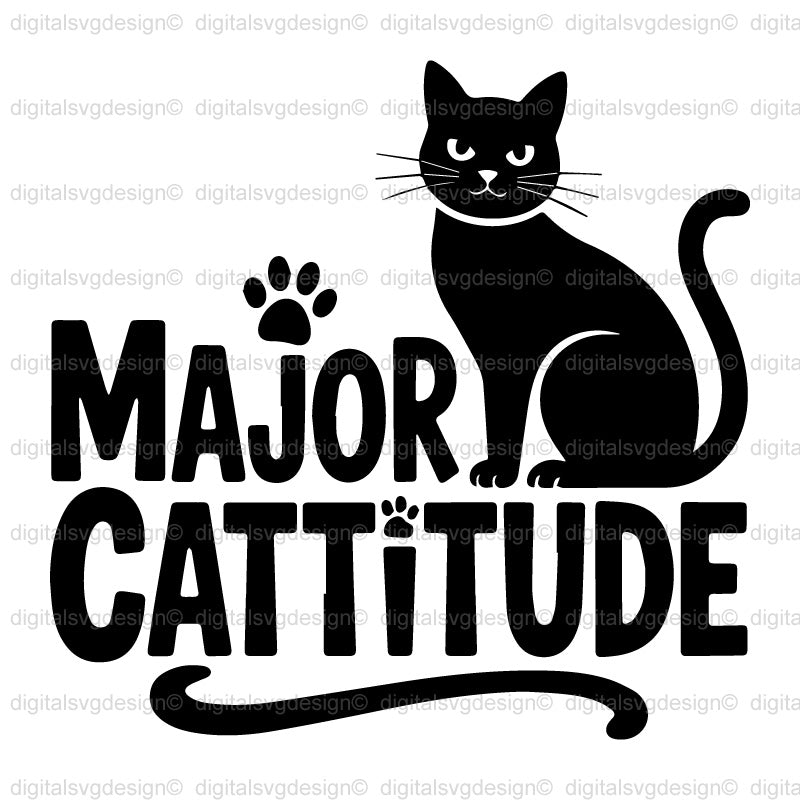 Major Cattitude SVG