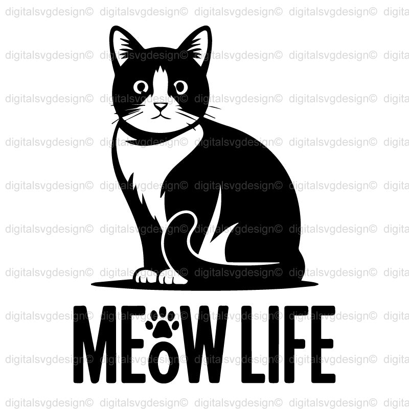 Meow Life SVG