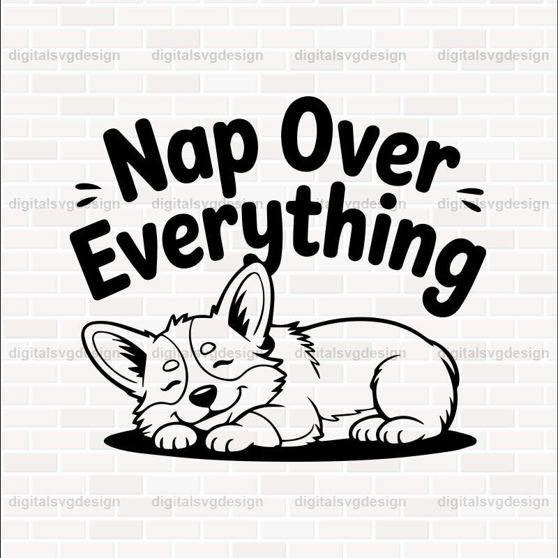 Nap Over Everything (2) SVG