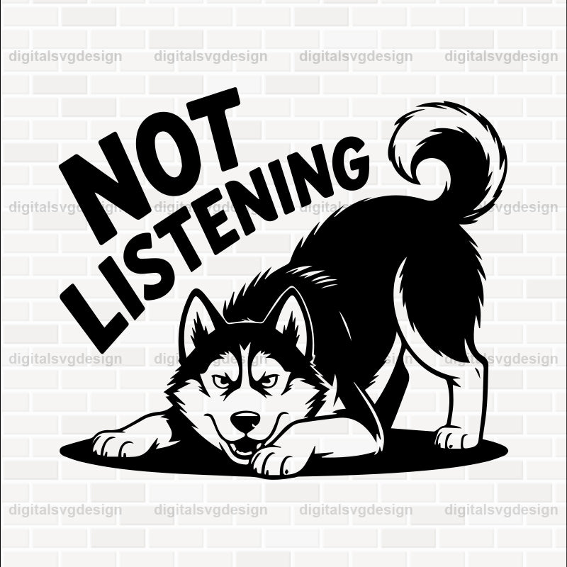 Not Listening SVG