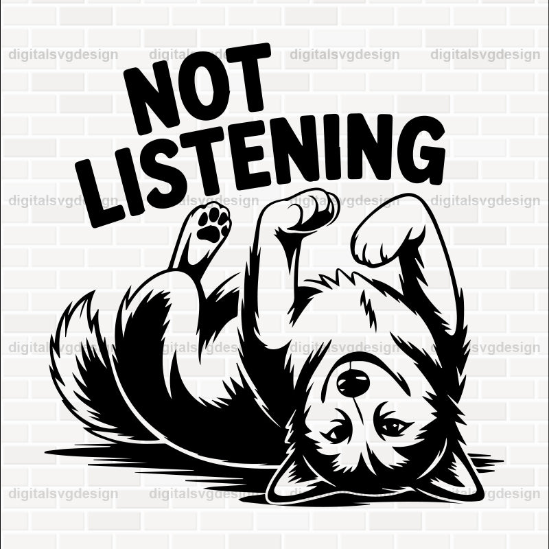 Not Listening (2) SVG