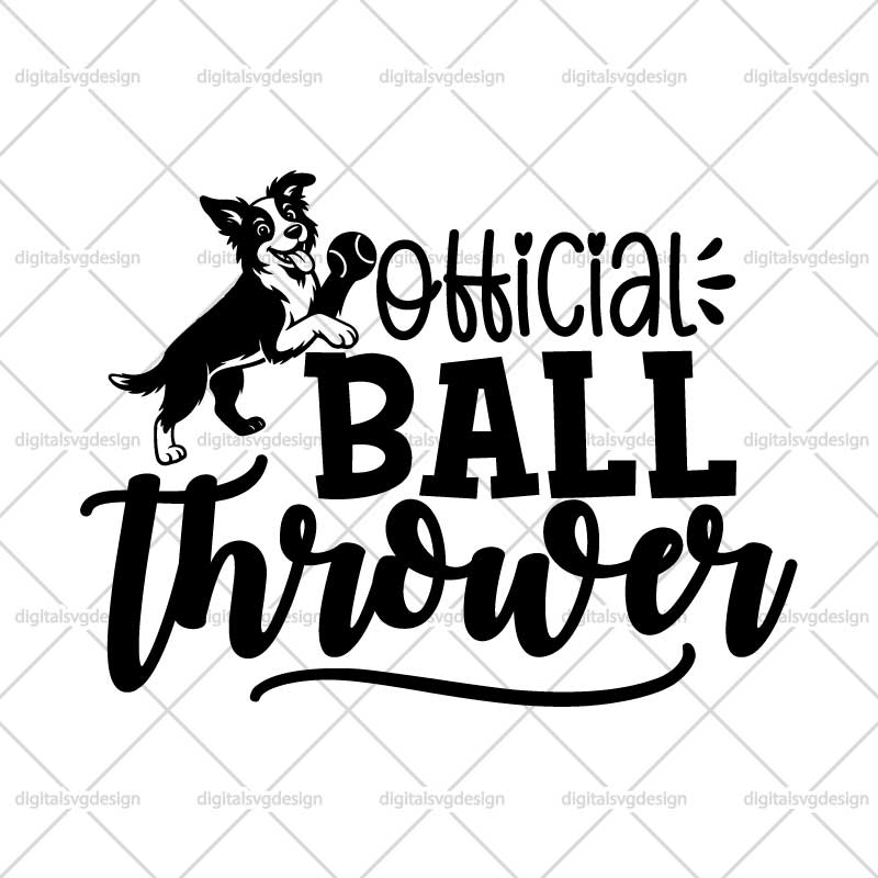 Official Ball Thrower SVG