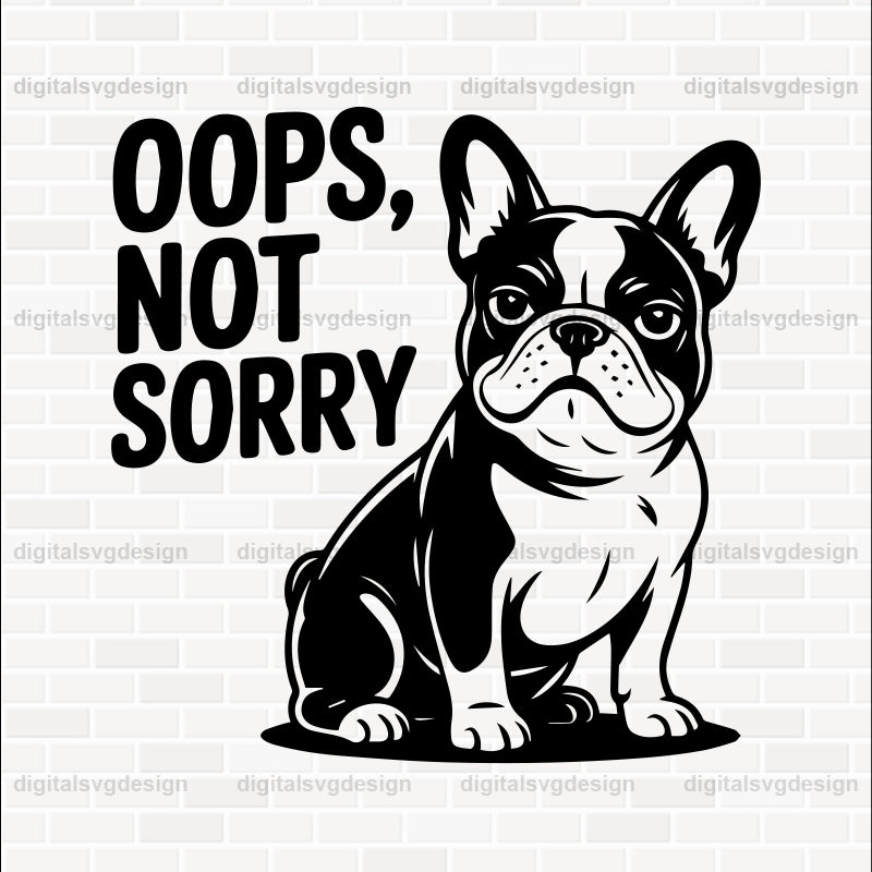 Oops, Not Sorry SVG