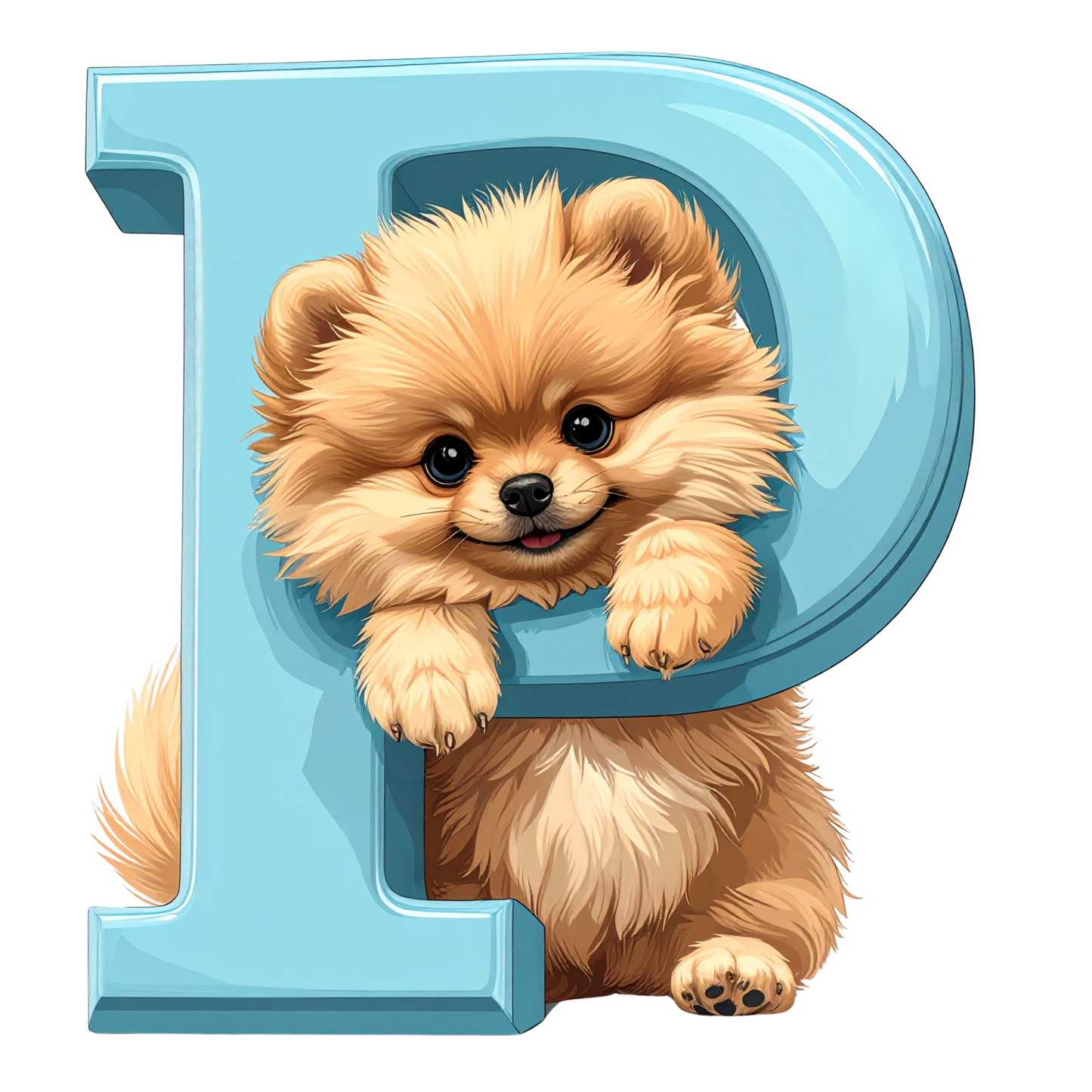 P Puppy PNG Clip Art
