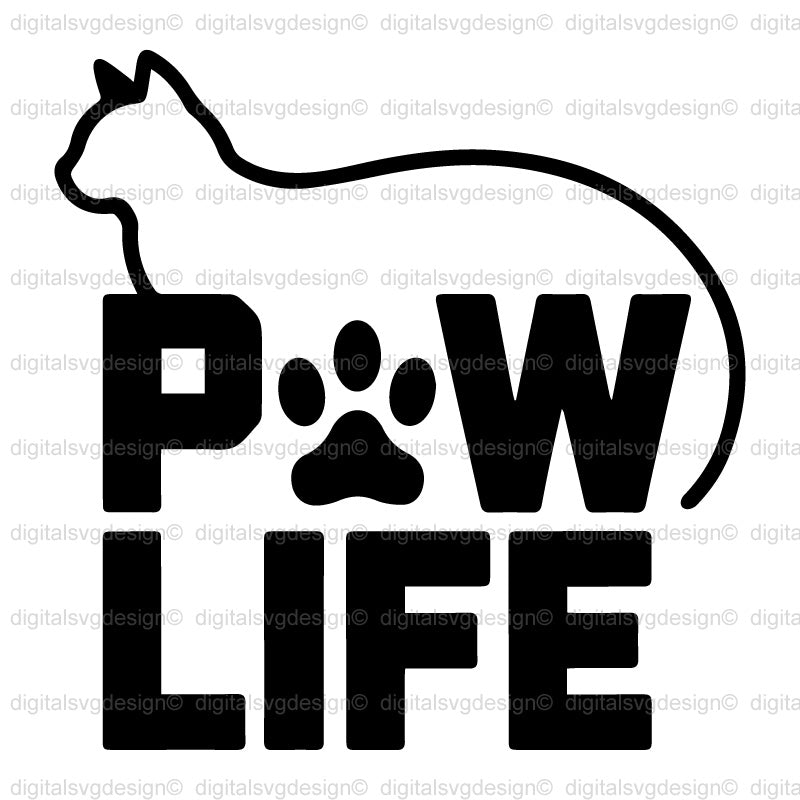 Paw Life SVG