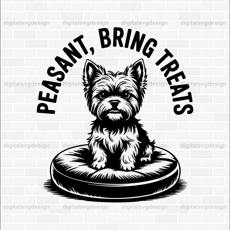 Peasant, Bring Treats (2) SVG