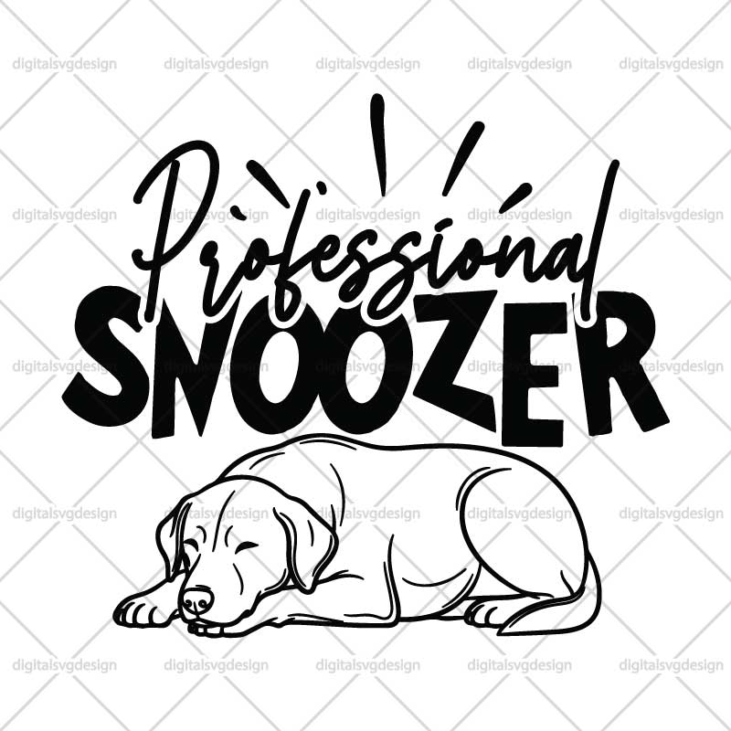 Professional Snoozer SVG