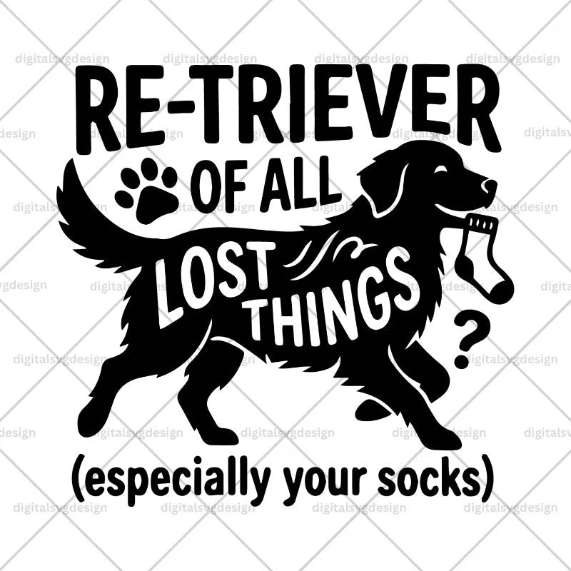 Re-Triever Of All Lost Things SVG
