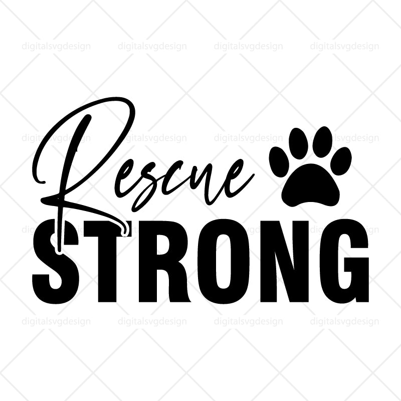 Rescue Strong - SVG