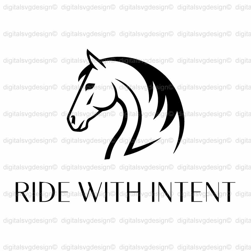 Ride With Intent SVG