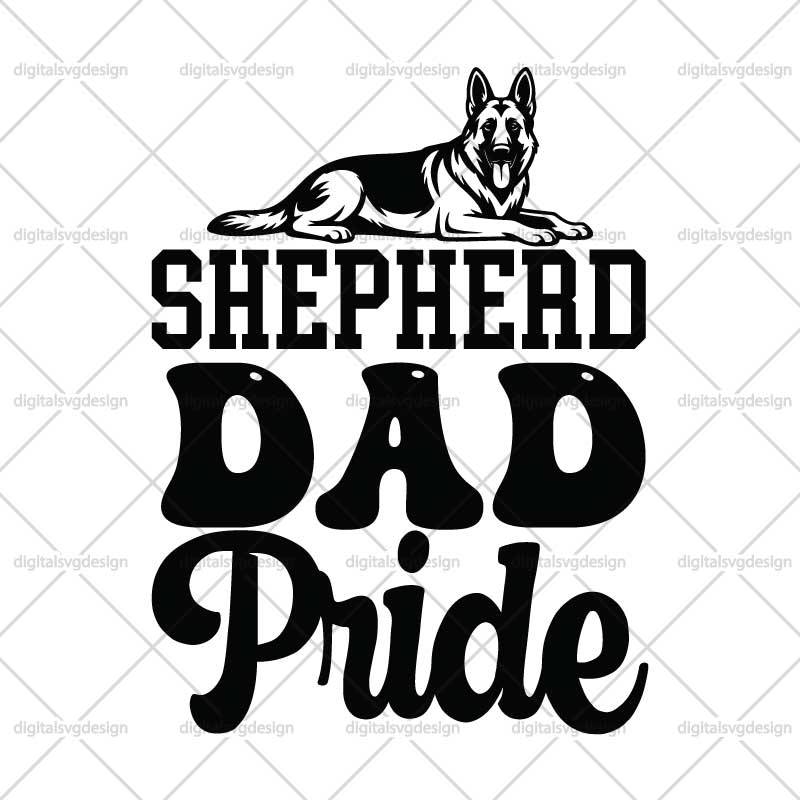 Shepherd Dad Pride SVG