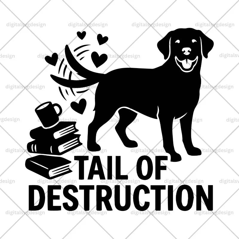 Tail Of Destruction SVG