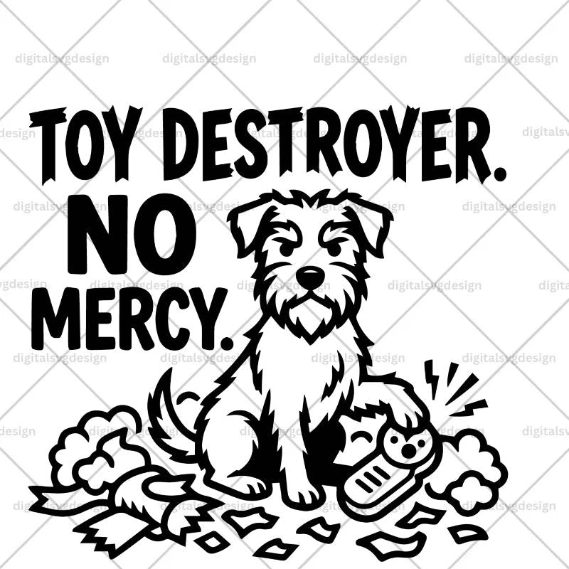 Toy Destroyer No Mercy SVG