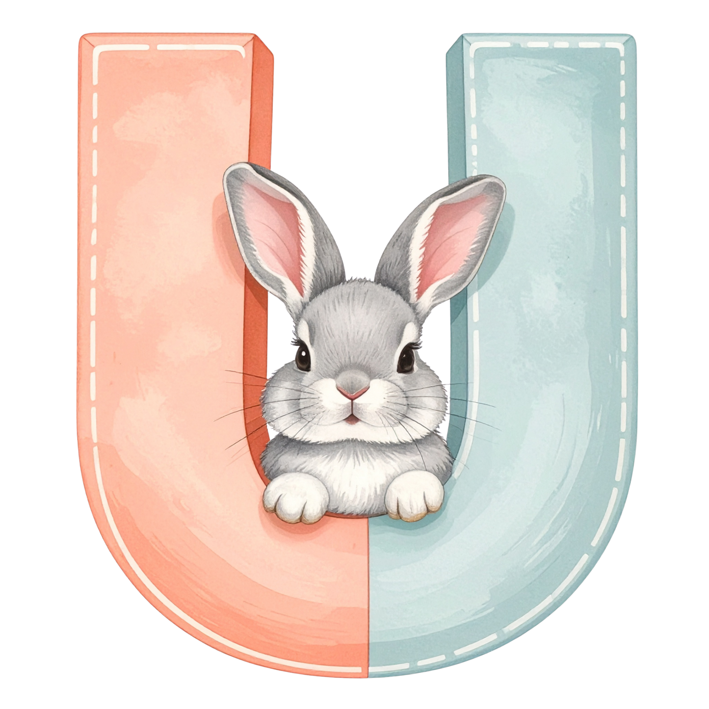 U Easter Bunny PNG Clip Art