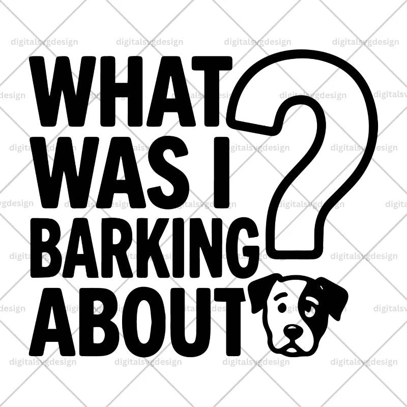 What Was I Barking About SVG