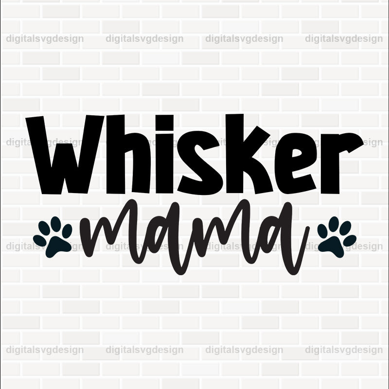 Whisker Mama SVG