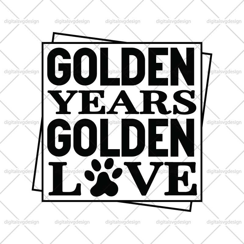 Golden Years Golden Love SVG