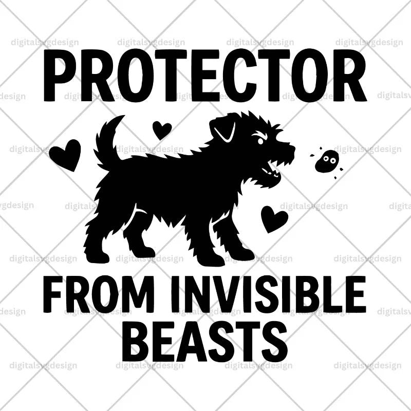 Protector From Imvisible Beasts SVG