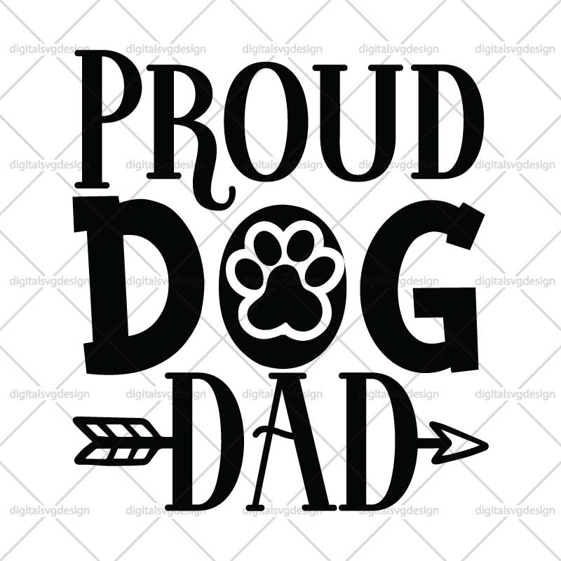 Proud Dog Dad SVG