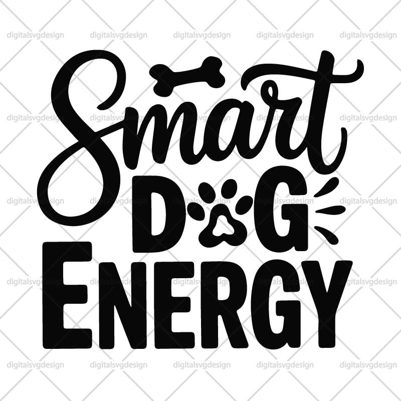 Smart Dog Energy SVG