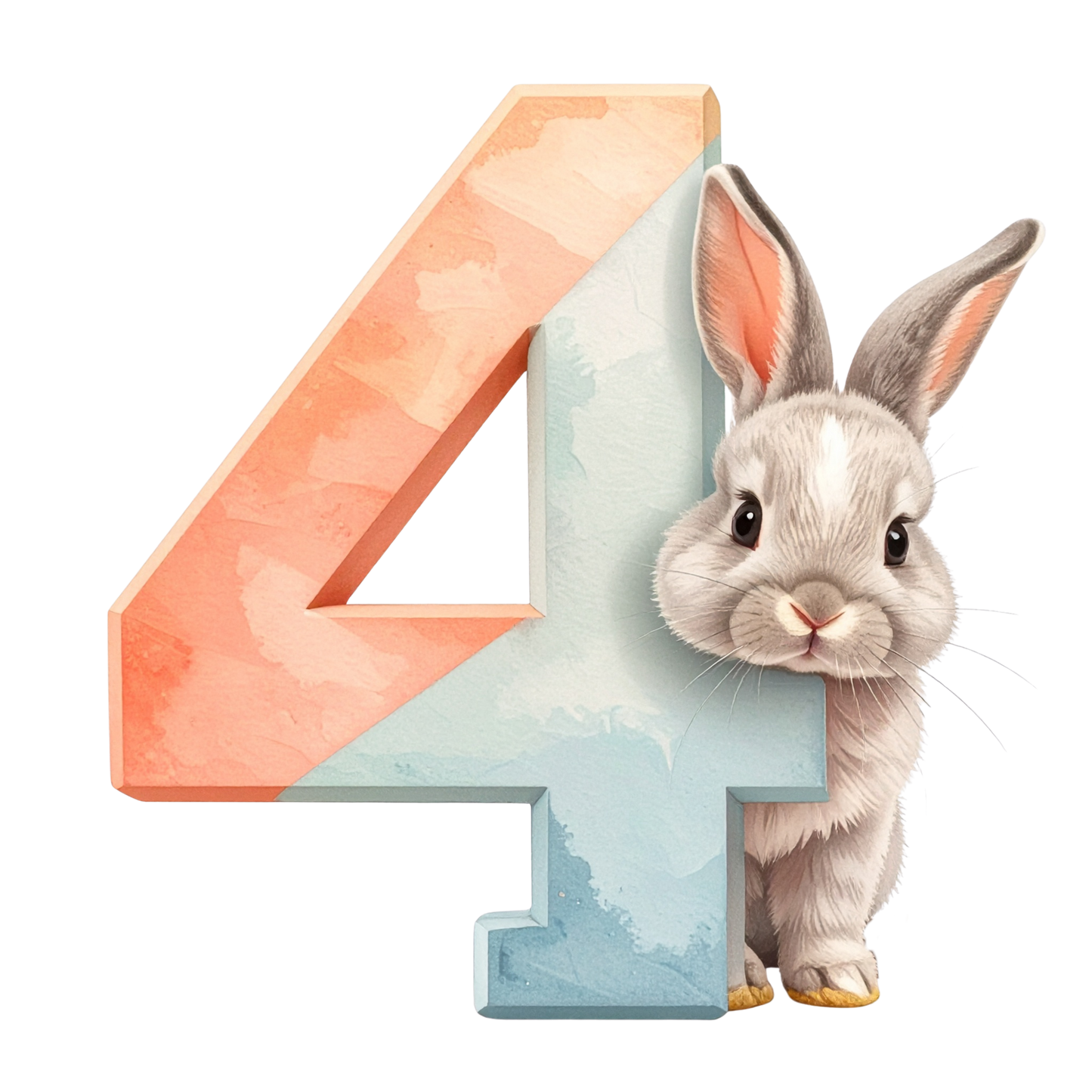 4 Easter Bunny PNG Clip Art