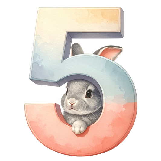 5 Easter Bunny PNG Clip Art