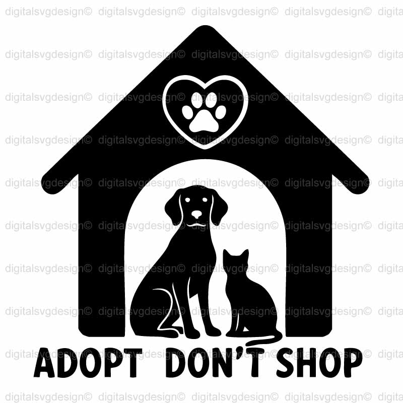 Adopt Dont Shop 2 SVG